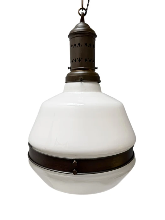 Arts & Crafts Pendant Lamp in the style of Peter Behrens, 1900s 3